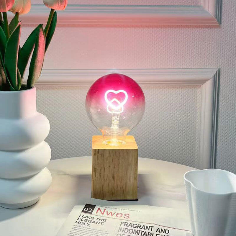 Veilleuse à ampoule colorée créative