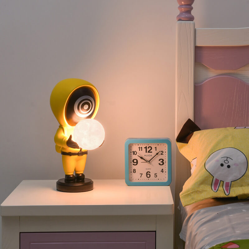 Kreative Mond-Schreibtischlampe