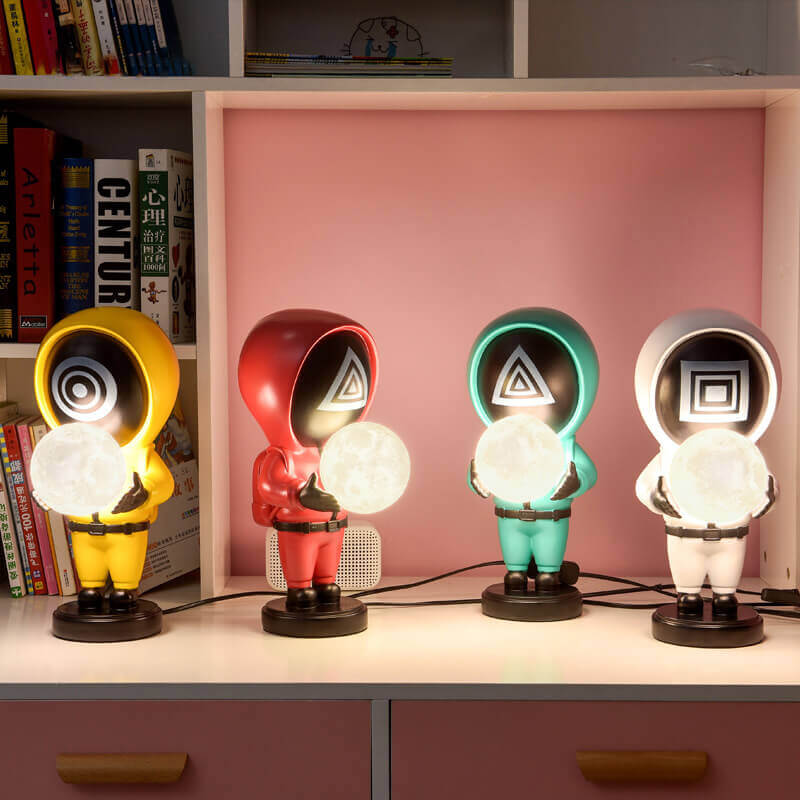 Kreative Mond-Schreibtischlampe