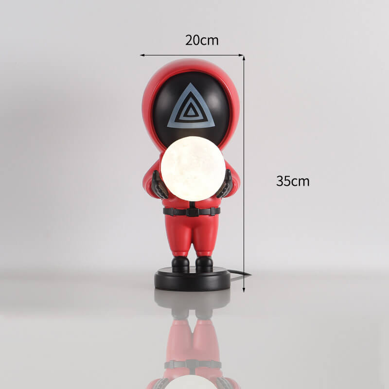 Kreative Mond-Schreibtischlampe