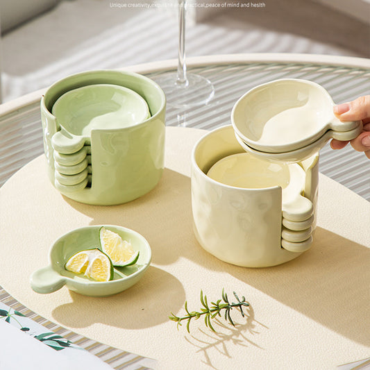 Creative Small Dipping Dish With Handle