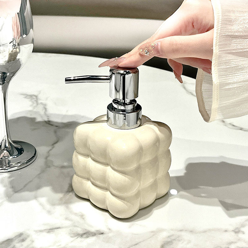 Creative Square Ceramic Lotion Bottle