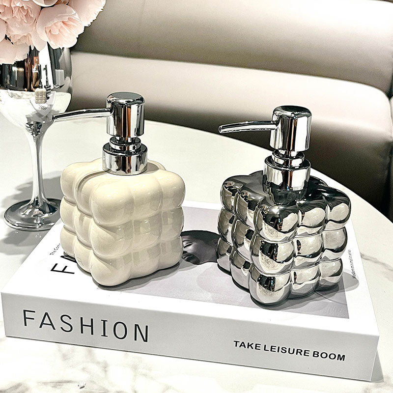 Creative Square Ceramic Lotion Bottle