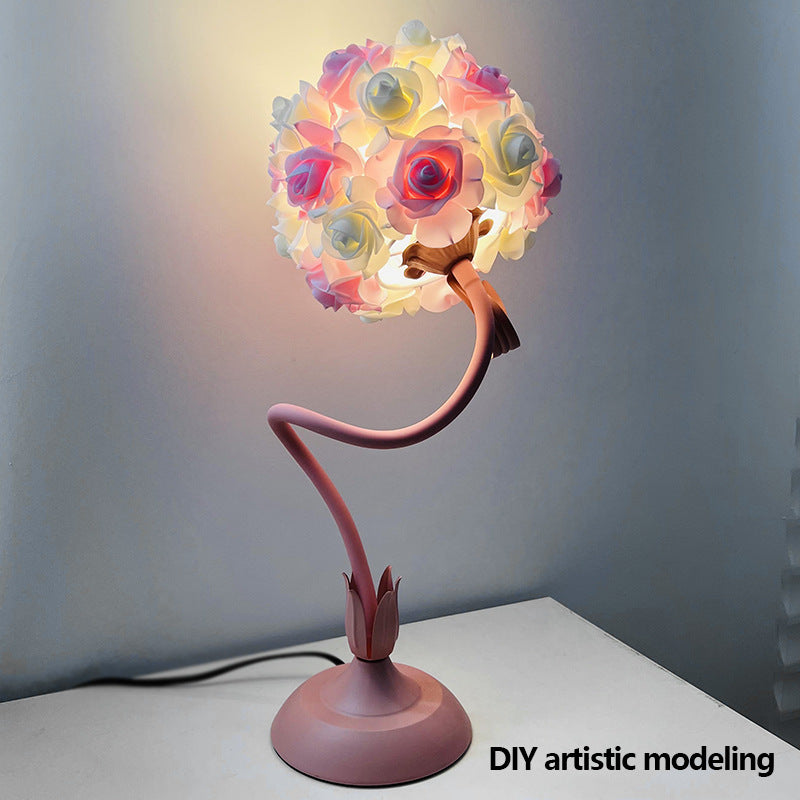 Creative And Simple Rose Table Lamp
