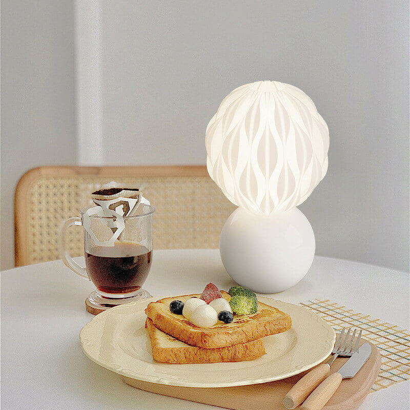 Minimalistische kreative Keramik-Tischlampe