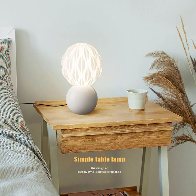 Minimalistische kreative Keramik-Tischlampe