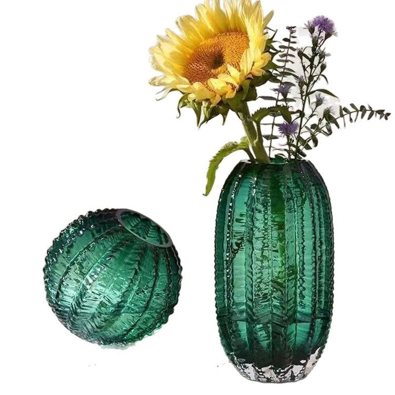 Creative Glass Cactus Vase