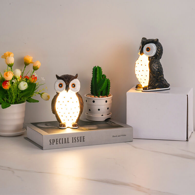 Veilleuse créative en forme de hibou