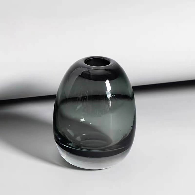 Vase en verre créatif en forme de pluie