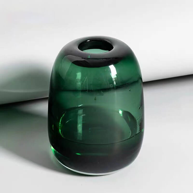 Vase en verre créatif en forme de pluie