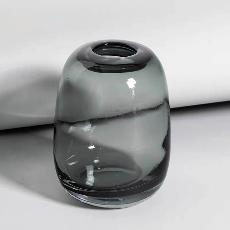 Vase en verre créatif en forme de pluie