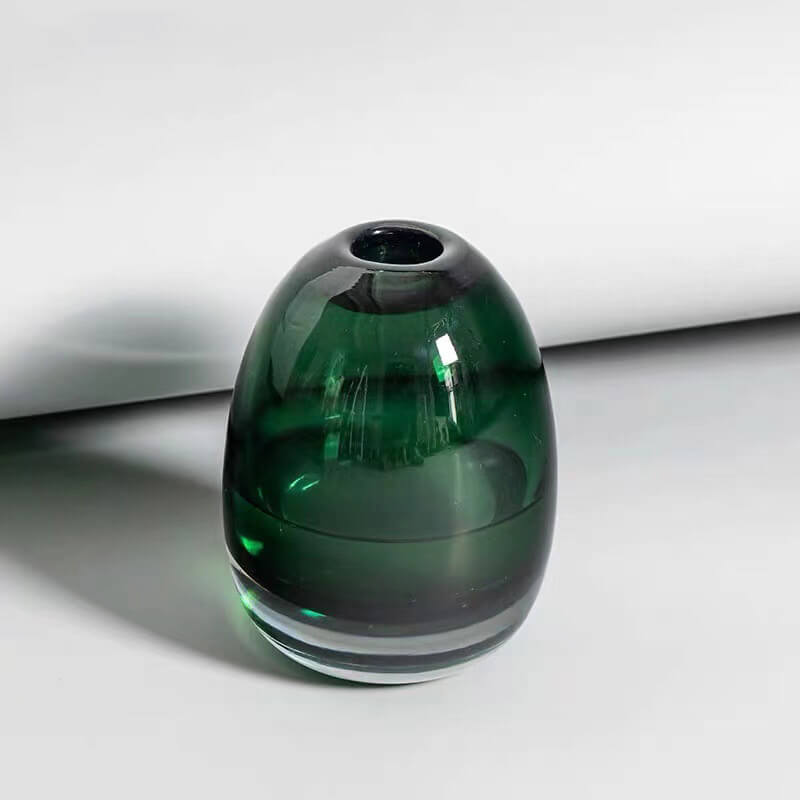 Vase en verre créatif en forme de pluie