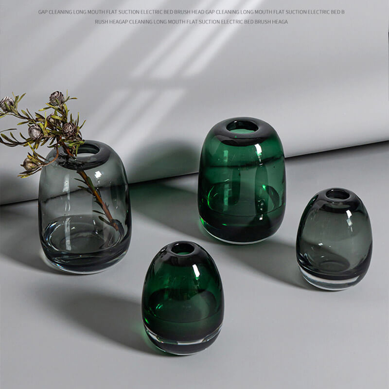 Vase en verre créatif en forme de pluie
