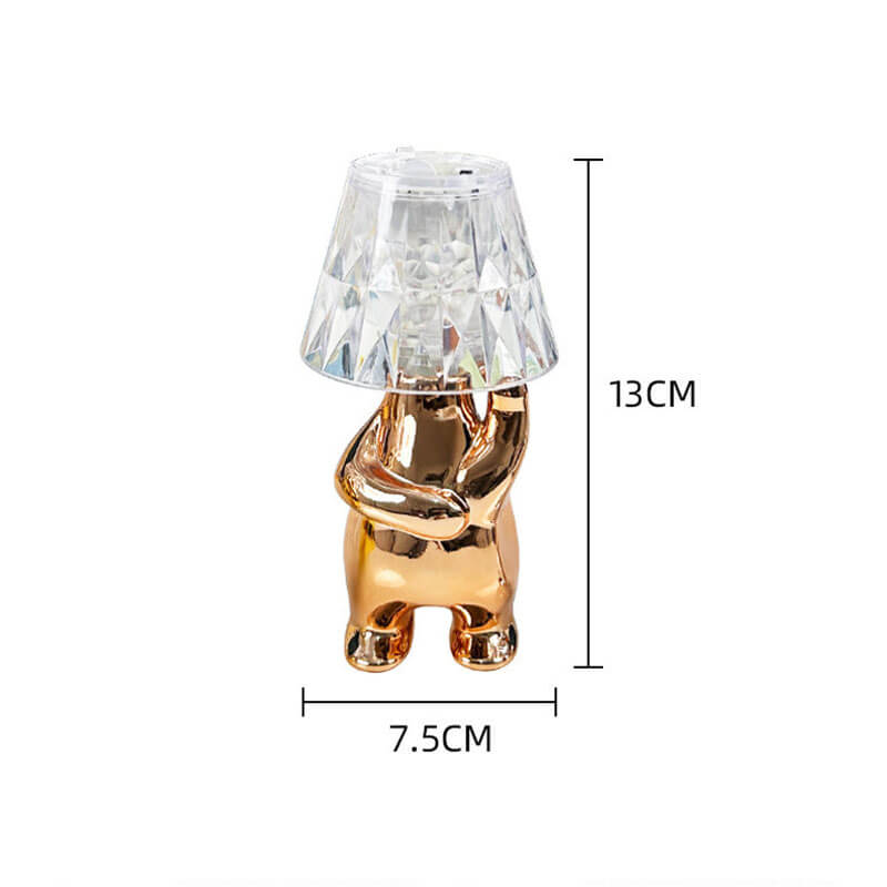 Lampe de table créative en forme de statuette