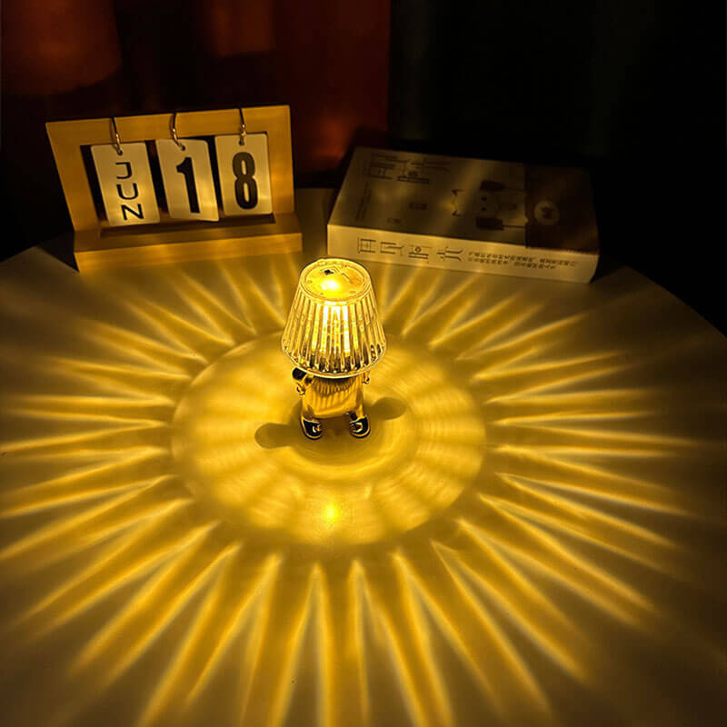 Lampe de table créative en forme de statuette