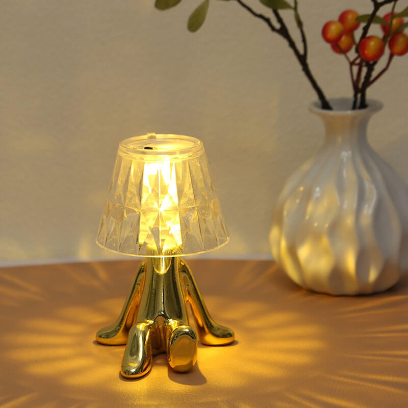 Lampe de table créative en forme de statuette