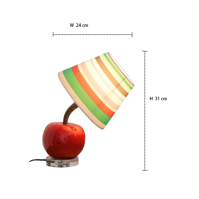 Creative Tilted Head Apple Table Lamp