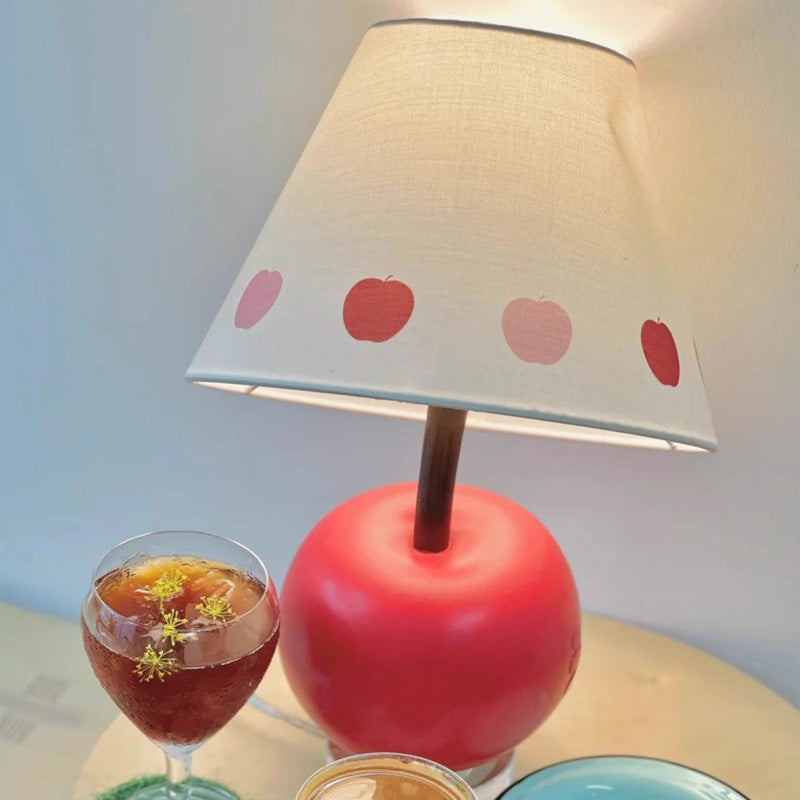 Creative Tilted Head Apple Table Lamp