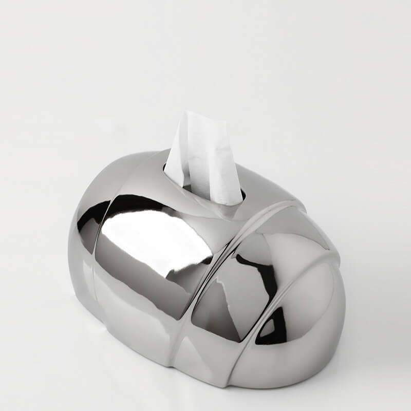 Croissant Shaped Ceramic Tissue Storage Box