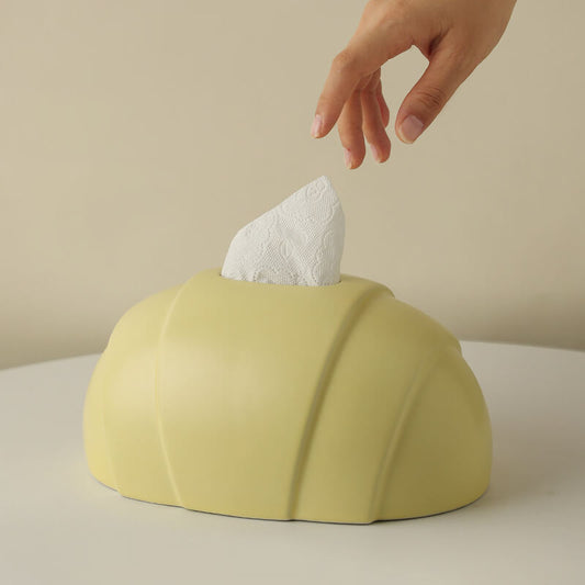 Croissant Shaped Ceramic Tissue Storage Box