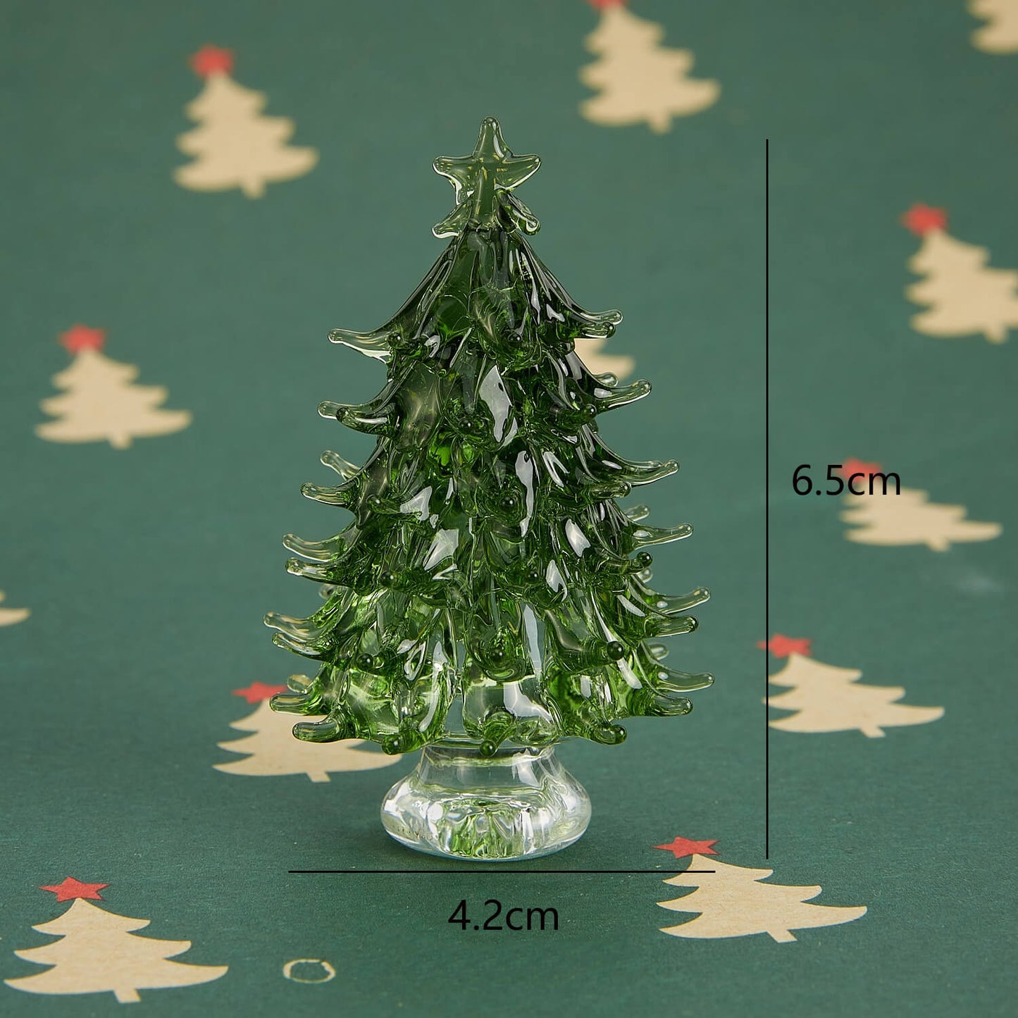 Crystal Glass Christmas Tree Ornament