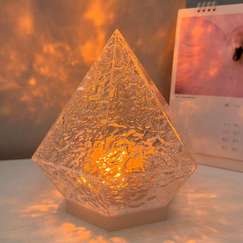 Veilleuse tactile en cristal