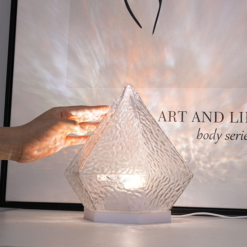 Veilleuse tactile en cristal