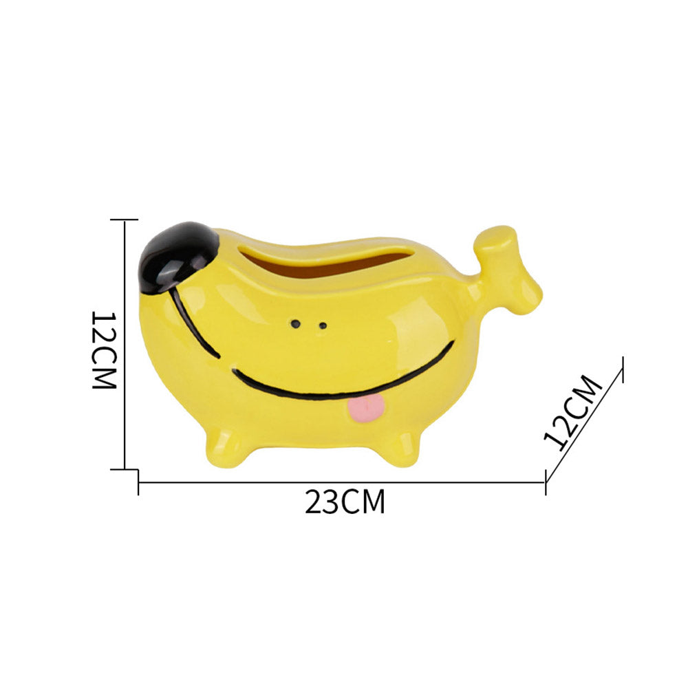 Cute Banana Dog Tissue Box