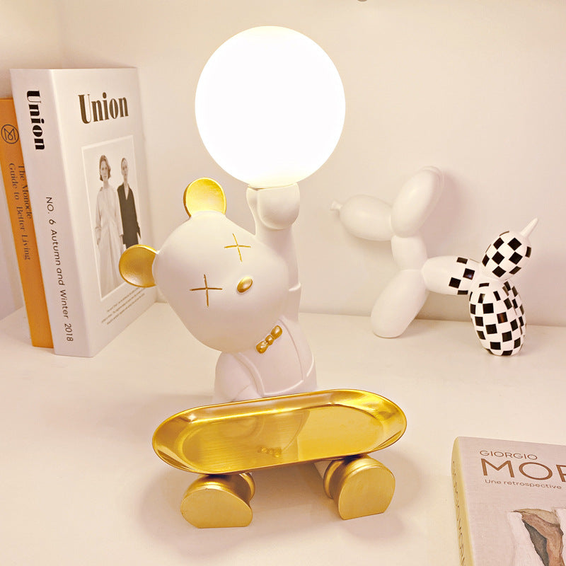 Lampe de bureau en forme d'ours mignon