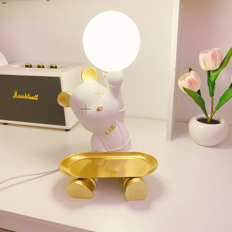 Lampe de bureau en forme d'ours mignon