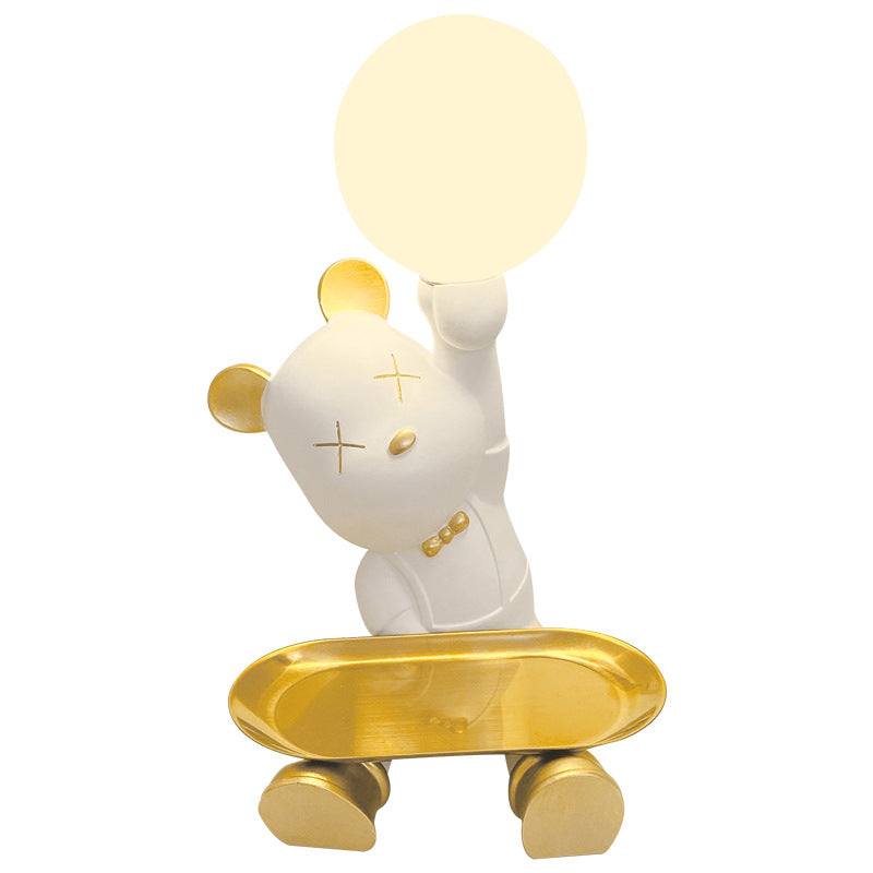 Lampe de bureau en forme d'ours mignon