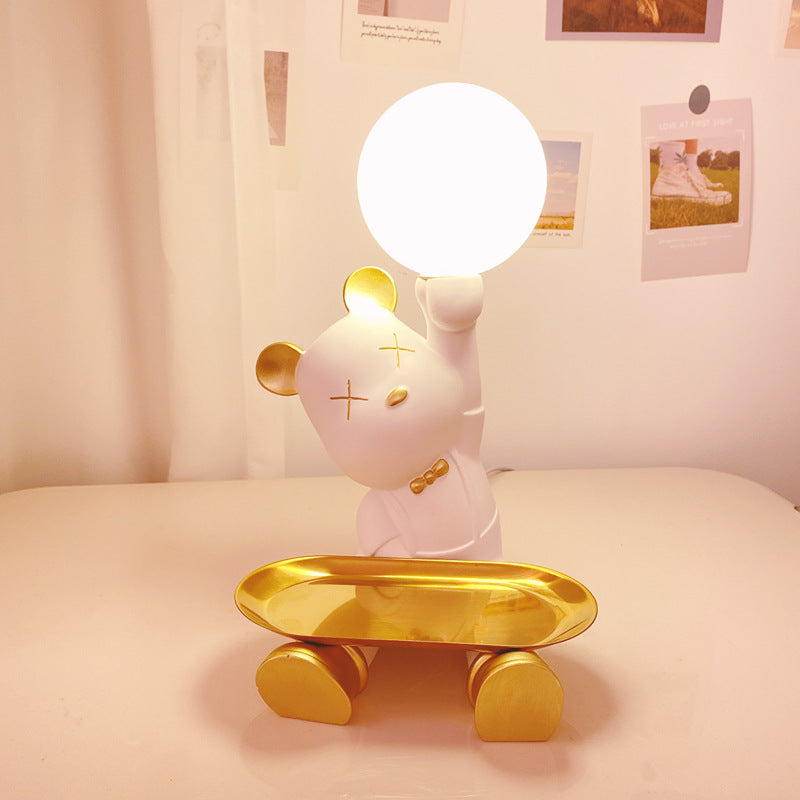 Lampe de bureau en forme d'ours mignon