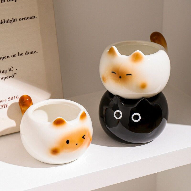 Cute Cat Ceramic Coffee Mug