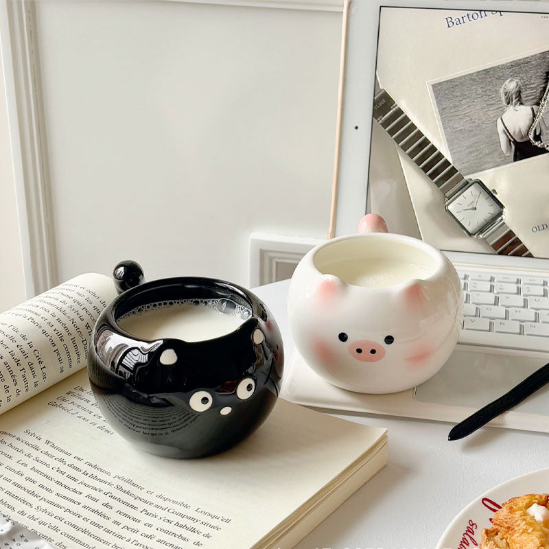 Cute Cat Ceramic Coffee Mugs