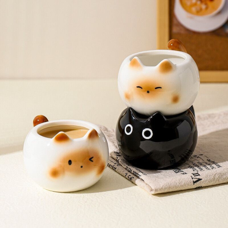 Cute Cat Ceramic Coffee Mug