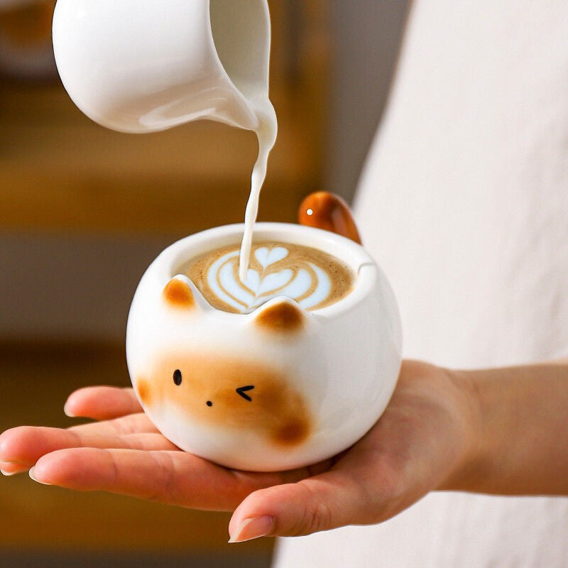 Cute Cat Ceramic Coffee Mug