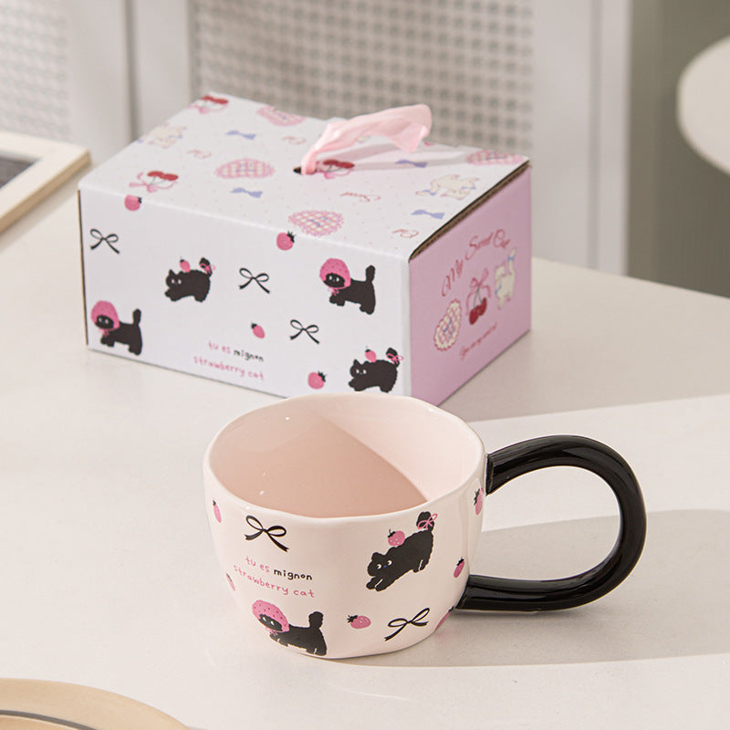 Cute Cat Ceramic Cup