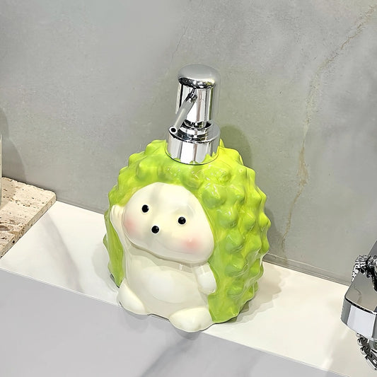 Cute Durian Hedgehog Soap Dispenser