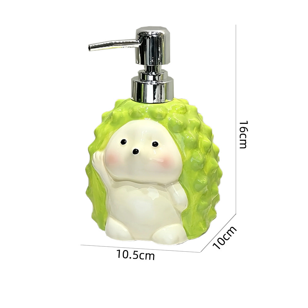 Cute Durian Hedgehog Soap Dispenser