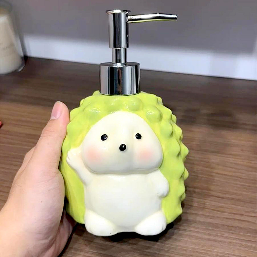 Cute Durian Hedgehog Soap Dispenser