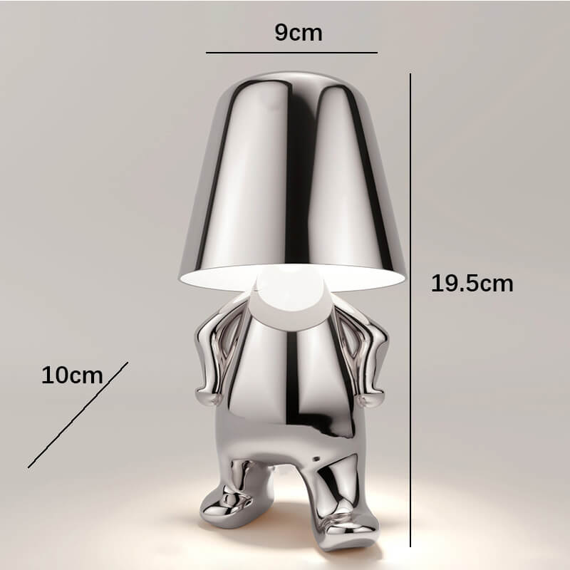 Cute Humanoid Touch Resin Night Light