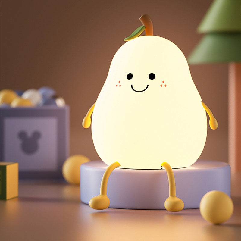 Jolie lampe de nuit en forme de poire