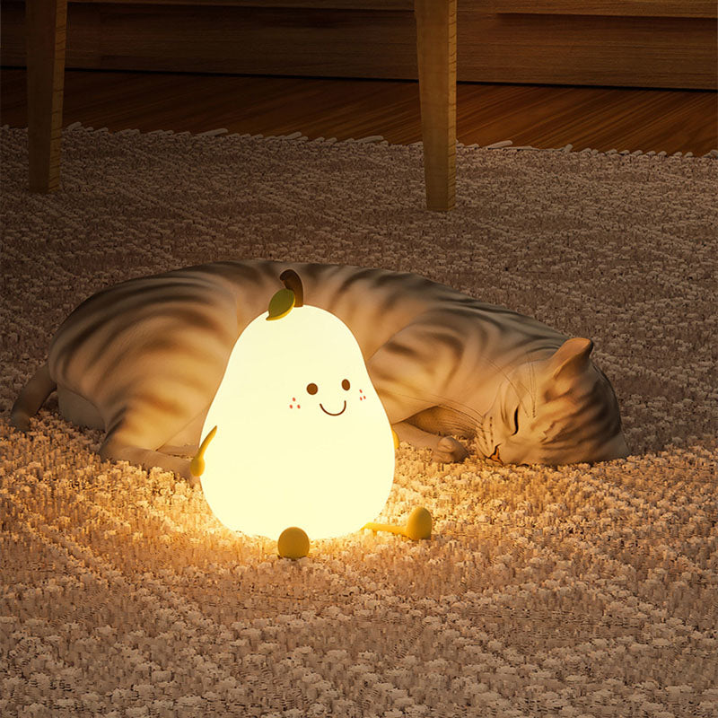 Jolie lampe de nuit en forme de poire