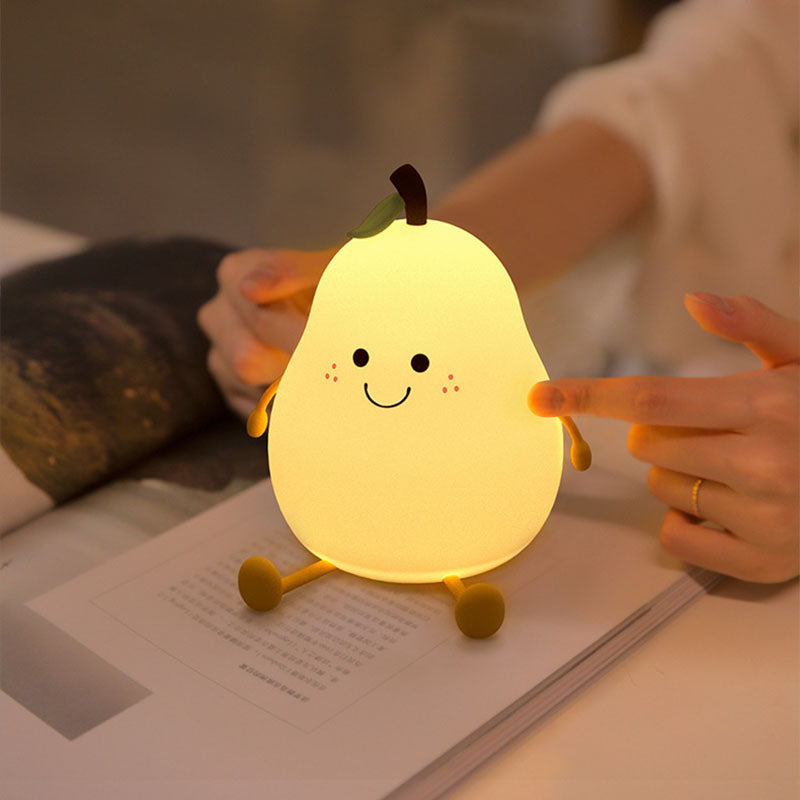 Jolie lampe de nuit en forme de poire