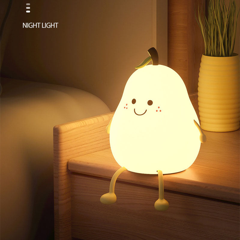 Jolie lampe de nuit en forme de poire