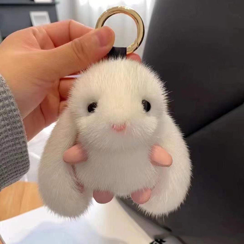 Cute Plush Rabbit Charm