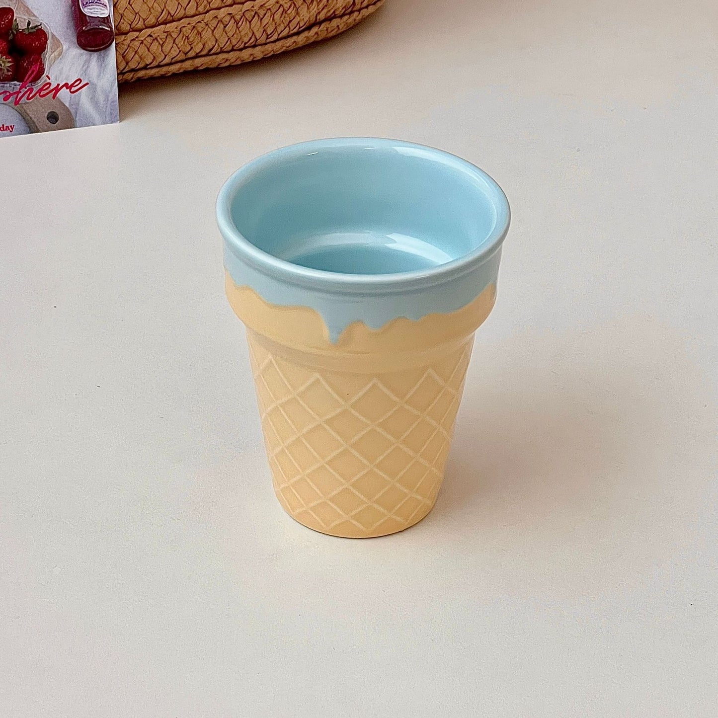 Cute Ice Cream-Style Dinner Plate
