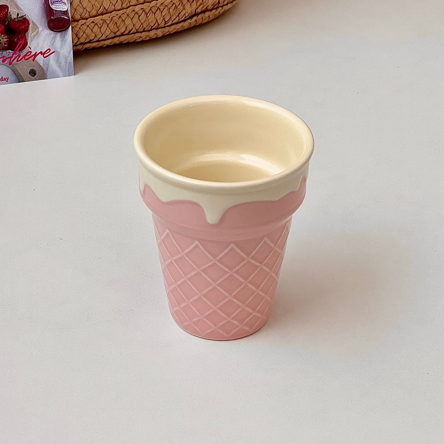 Cute Ice Cream-Style Dinner Plate
