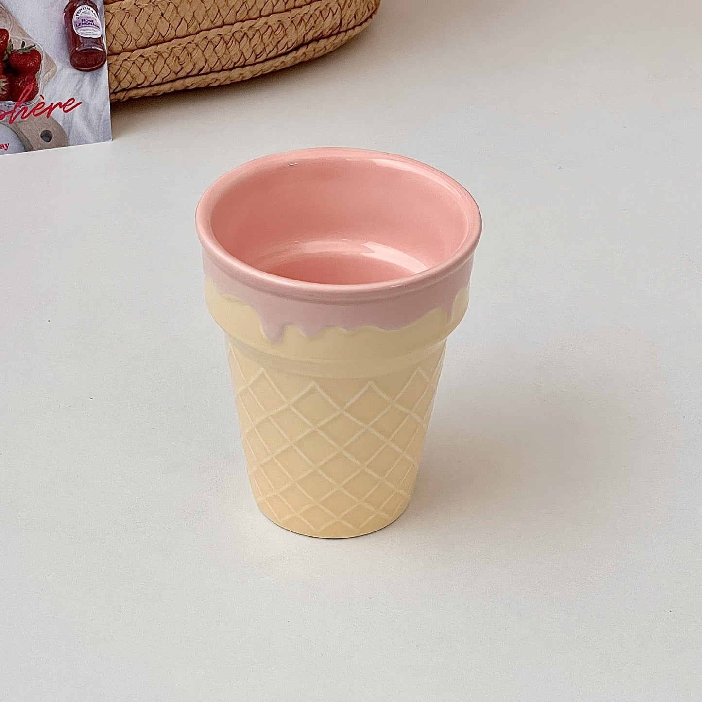 Cute Ice Cream-Style Dinner Plate