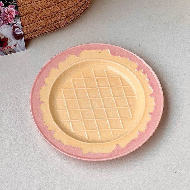 Cute Ice Cream-Style Dinner Plate